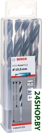 Набор сверл Bosch 2608577273 (5 предметов) Набор сверл Bosch 2608577273 (5 предметов)