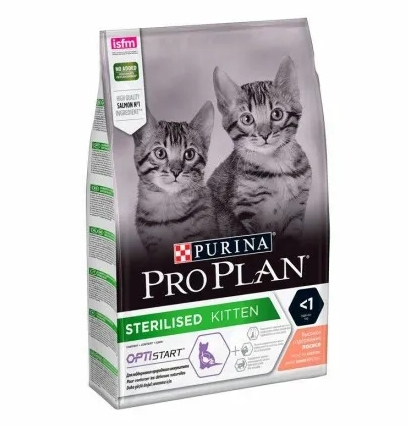Сухой корм для кошек Pro Plan Sterilised Kitten с лососем (0,4 кг) Сухой корм для кошек Pro Plan Sterilised Kitten с лососем (0,4 кг)