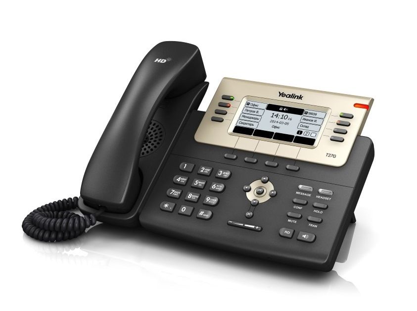 Системный телефон Yealink SIP-T27G Системный телефон Yealink SIP-T27G