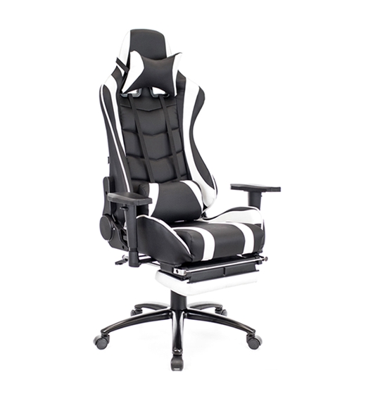 Кресло Everprof Lotus S1 PU (черный/белый) Кресло Everprof Lotus S1 PU (черный/белый)