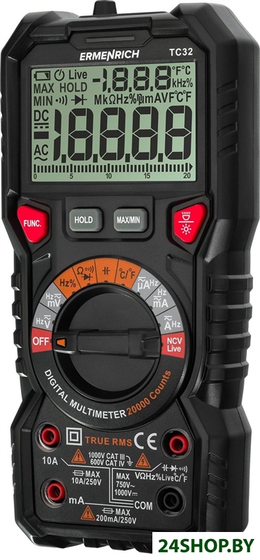 Мультиметр Ermenrich Zing TC32 82989 Мультиметр Ermenrich Zing TC32 82989
