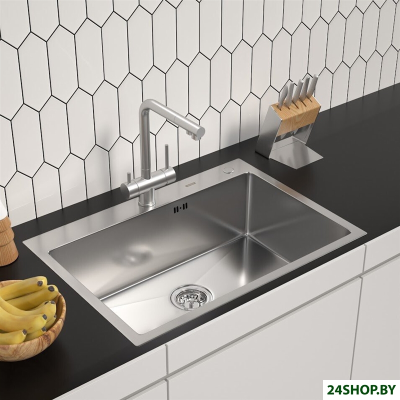 Кухонная мойка ARFEKA ECO AR 700*500 SATIN Кухонная мойка ARFEKA ECO AR 700*500 SATIN