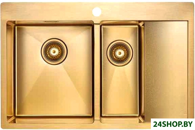 Кухонная мойка Paulmark Union L PM537851-BGl Кухонная мойка Paulmark Union L PM537851-BGl