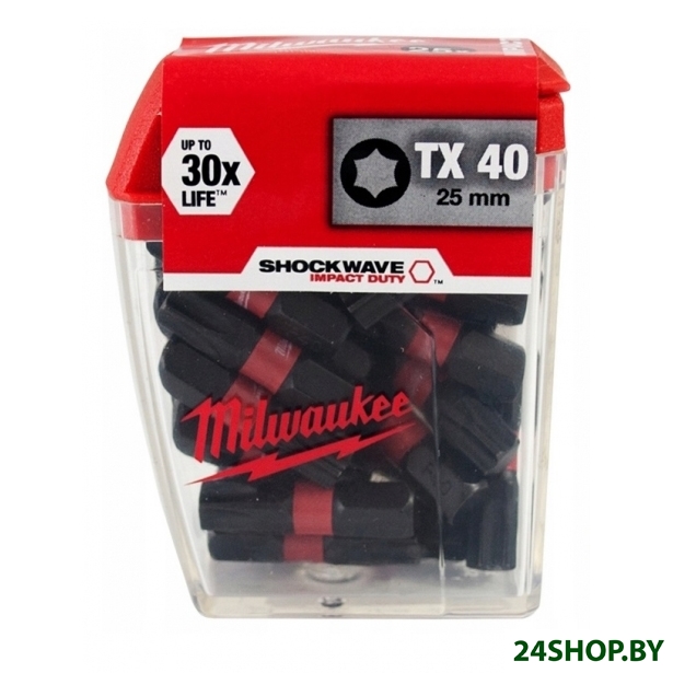 Набор бит Milwaukee TX40 (25 предметов) (4932430889) Набор бит Milwaukee TX40 (25 предметов) (4932430889)