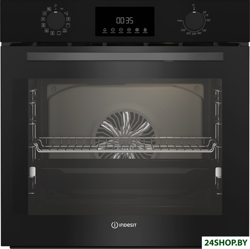 Электрический духовой шкаф Indesit IBFTE 3841 BL Электрический духовой шкаф Indesit IBFTE 3841 BL