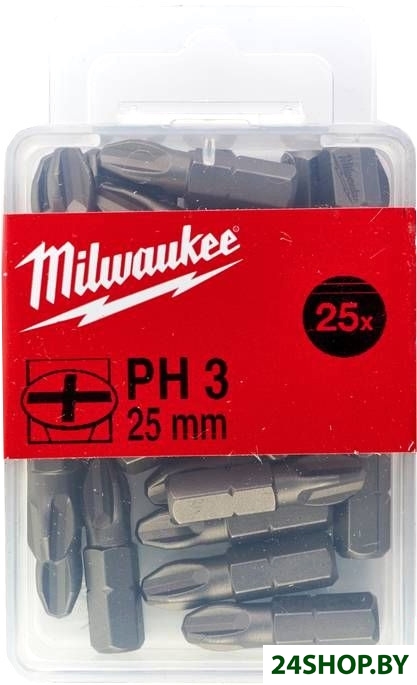 Набор бит Milwaukee 4932399588 (25 предметов) Набор бит Milwaukee 4932399588 (25 предметов)