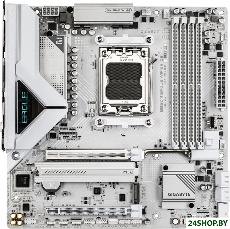 Материнская плата Gigabyte B850M Eagle WiFi6E Ice Материнская плата Gigabyte B850M Eagle WiFi6E Ice