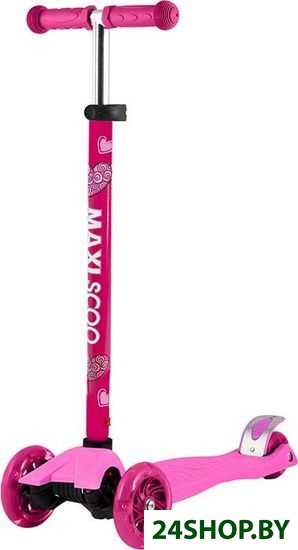Трехколесный самокат Maxiscoo Junior MSC-J072101 (розовый) Трехколесный самокат Maxiscoo Junior MSC-J072101 (розовый)
