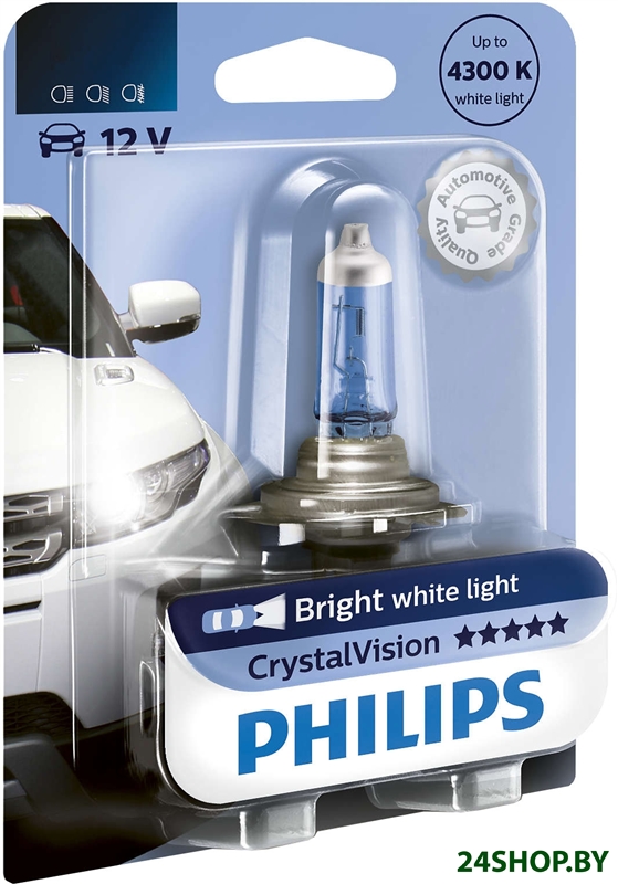 Галогенная лампа Philips HB4 CrystalVision 1шт Галогенная лампа Philips HB4 CrystalVision 1шт