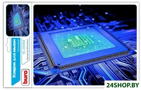 Коврик для мыши Buro BU-R51768 (рисунок/процессор) Коврик для мыши Buro BU-R51768 (рисунок/процессор)