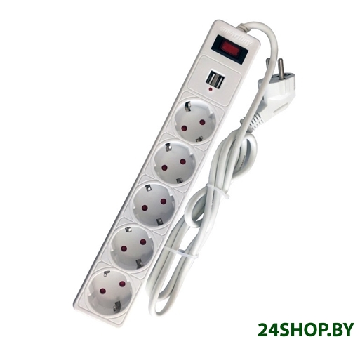 Сетевой фильтр SmartBuy SBSP-18U-W Сетевой фильтр SmartBuy SBSP-18U-W