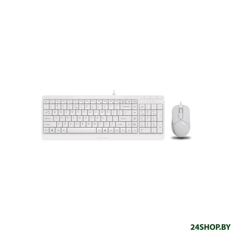 Клавиатура + мышь A4Tech F1512 (белый) Клавиатура + мышь A4Tech F1512 (белый)