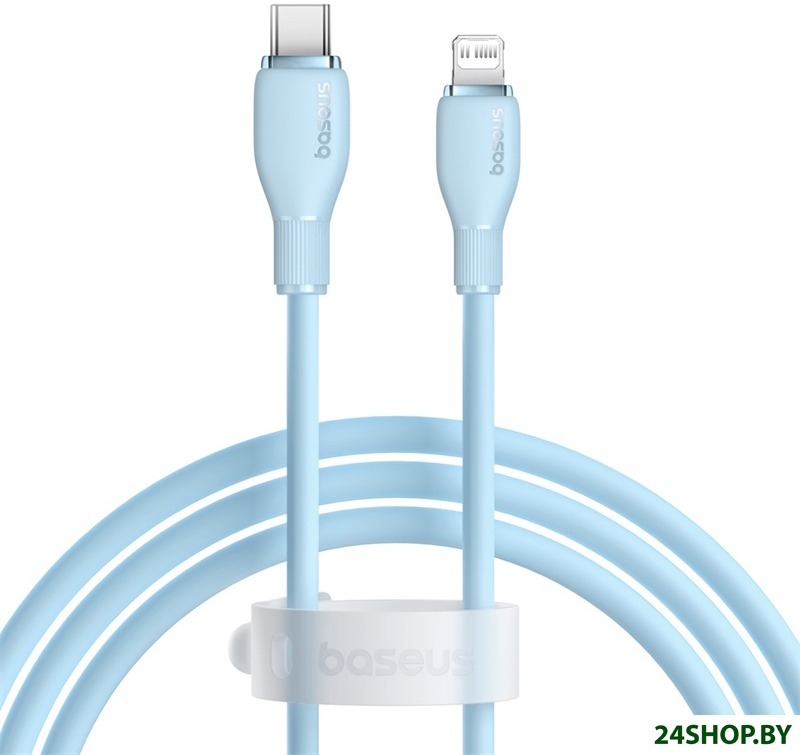 Кабель Baseus Pudding Series USB Type-C - Lightning (1.2 м, голубой) (P10355702311-00) Кабель Baseus Pudding Series USB Type-C - Lightning (1.2 м, голубой) (P10355702311-00)