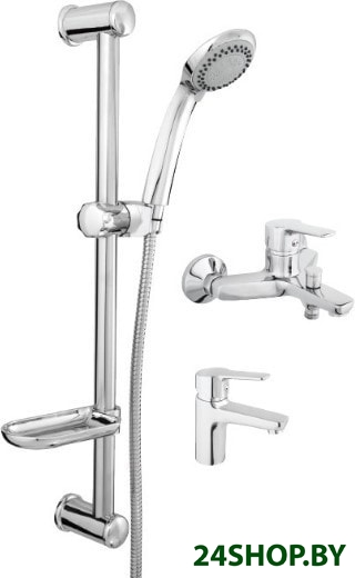 Комплект смесителей Rubineta Uno-10 + Uno-18 + Varianta – Delta 625025 Комплект смесителей Rubineta Uno-10 + Uno-18 + Varianta – Delta 625025