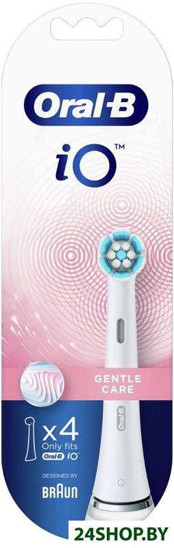 Сменная насадка Oral-B iO Gentle Care (4 шт, белый) Сменная насадка Oral-B iO Gentle Care (4 шт, белый)