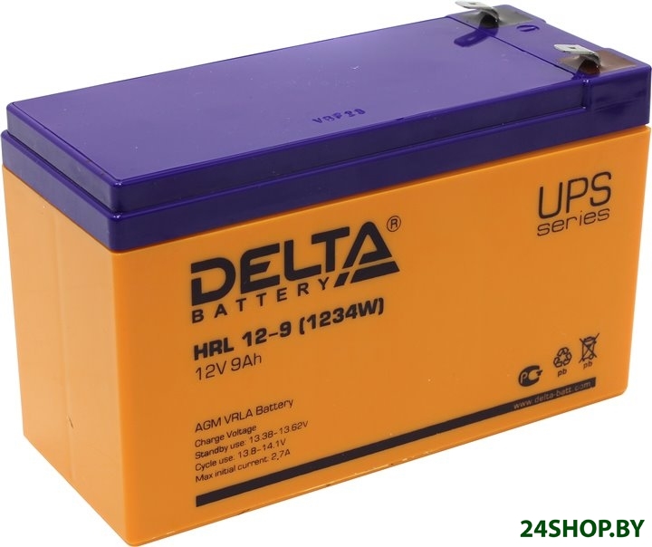 Аккумулятор для ИБП Delta HRL 12-9 Аккумулятор для ИБП Delta HRL 12-9