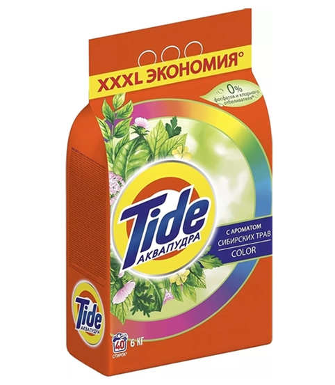 Стиральный порошок Tide Color с ароматом сибирских трав 6 кг Стиральный порошок Tide Color с ароматом сибирских трав 6 кг
