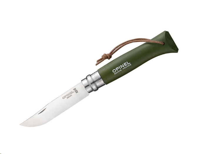 Складной нож Opinel N°8 Khaki с темляком Складной нож Opinel N°8 Khaki с темляком