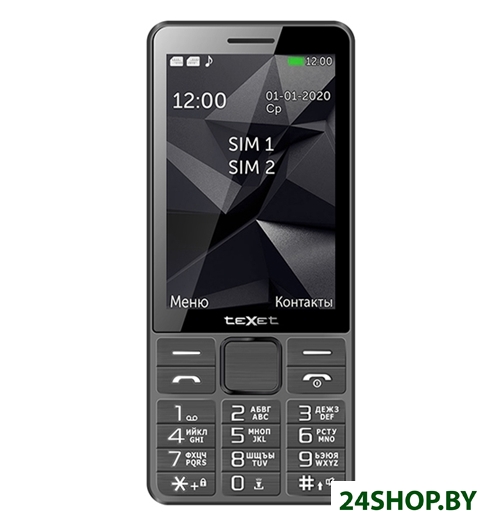 Мобильный телефон TeXet TM-D324 (черный) Мобильный телефон TeXet TM-D324 (черный)