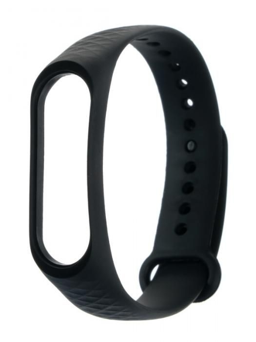 Ремешок Luazon для Xiaomi Mi Band 3/4 Ribbed Black 4780569 Ремешок Luazon для Xiaomi Mi Band 3/4 Ribbed Black 4780569