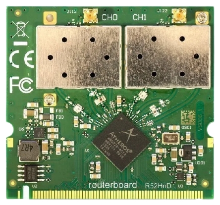 Беспроводной адаптер Mikrotik RouterBoard R52HnD Беспроводной адаптер Mikrotik RouterBoard R52HnD