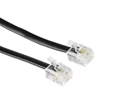 Кабель Hama H-30079 6p4c (m-m) 10.0 м черный Кабель Hama H-30079 6p4c (m-m) 10.0 м черный