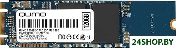 SSD QUMO Novation 3D TLC 120GB Q3DT-120GMCY-M2 SSD QUMO Novation 3D TLC 120GB Q3DT-120GMCY-M2