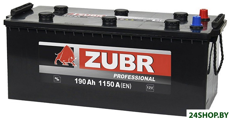 Автомобильный аккумулятор Zubr Professional R+ (190 А·ч) Автомобильный аккумулятор Zubr Professional R+ (190 А·ч)