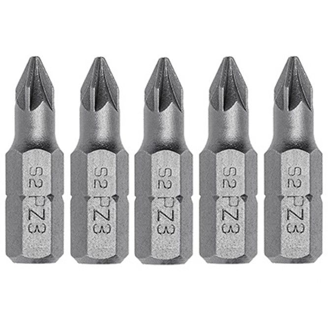 Набор бит HOEGERT PZ3 HT1S316 5 шт Набор бит HOEGERT PZ3 HT1S316 5 шт