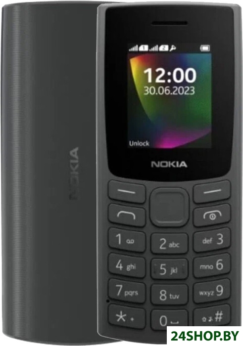 Кнопочный телефон Nokia 106 (2023) Dual SIM TA-1564 (угольный) Кнопочный телефон Nokia 106 (2023) Dual SIM TA-1564 (угольный)