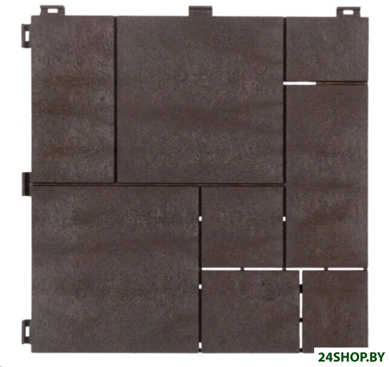 Плитка садовая Multy Home Stone Mosaic EU5100303 (6шт, кофейный) Плитка садовая Multy Home Stone Mosaic EU5100303 (6шт, кофейный)