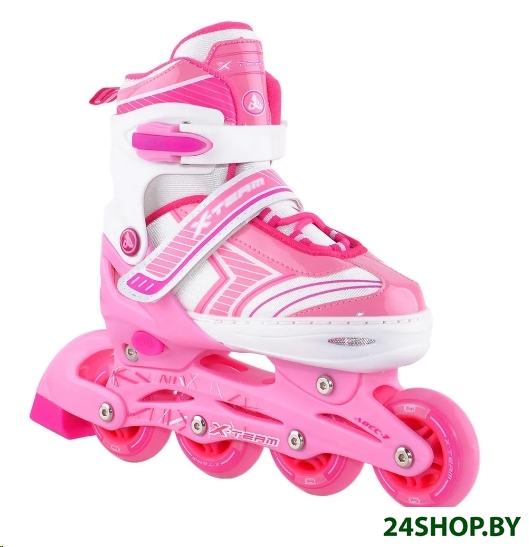 Роликовые коньки Alpha Caprice X-Team (р. 39-42, розовый) Роликовые коньки Alpha Caprice X-Team (р. 39-42, розовый)