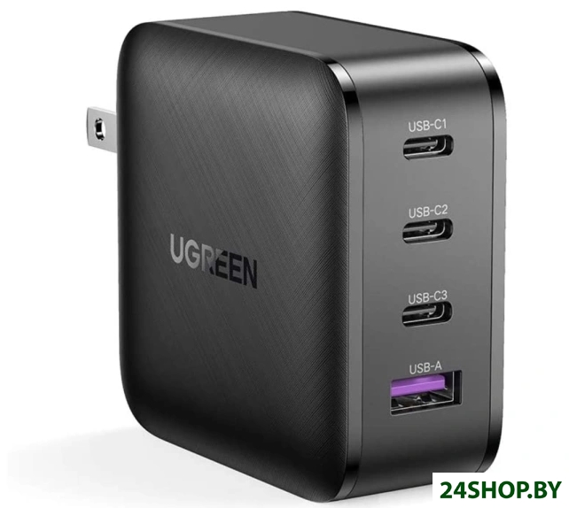Сетевое зарядное UGREEN CD224 70774 Black Сетевое зарядное UGREEN CD224 70774 Black