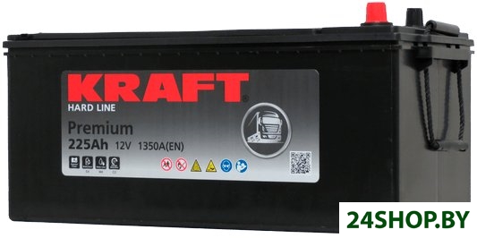 Автомобильный аккумулятор KRAFT Premium 225(3) евро (225 А·ч) Автомобильный аккумулятор KRAFT Premium 225(3) евро (225 А·ч)