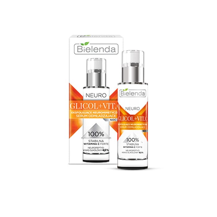 Отшелушивающая омолаживающая сыворотка NEURO GLICOL + VIT. C Отшелушивающая омолаживающая сыворотка NEURO GLICOL + VIT. C