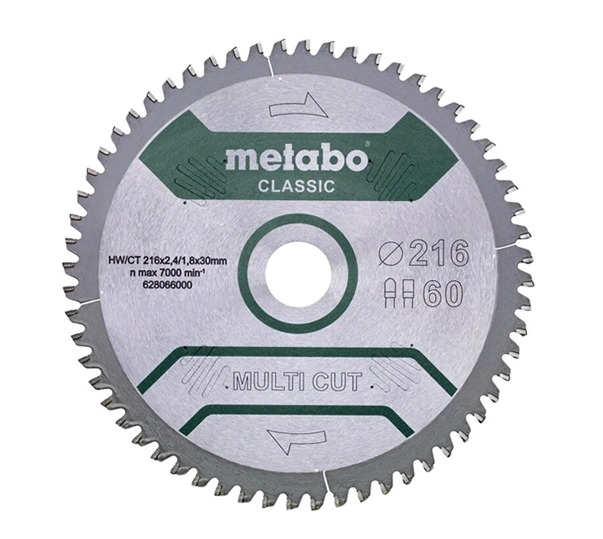 Пильный диск Metabo 628655000 Пильный диск Metabo 628655000