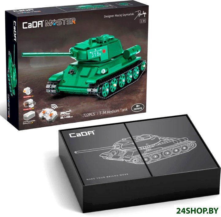 Конструктор CaDa C61072W Танк Т34 Конструктор CaDa C61072W Танк Т34