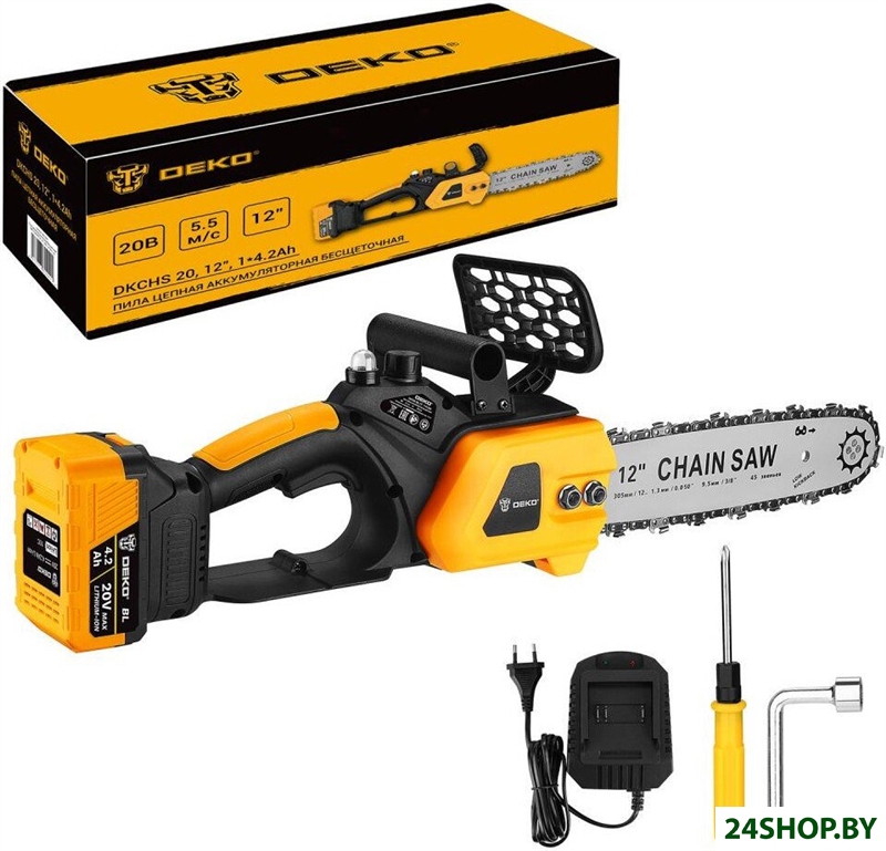 Аккумуляторная пила Deko DKCHS 20V 083-2021 (с 1-им АКБ) Аккумуляторная пила Deko DKCHS 20V 083-2021 (с 1-им АКБ)