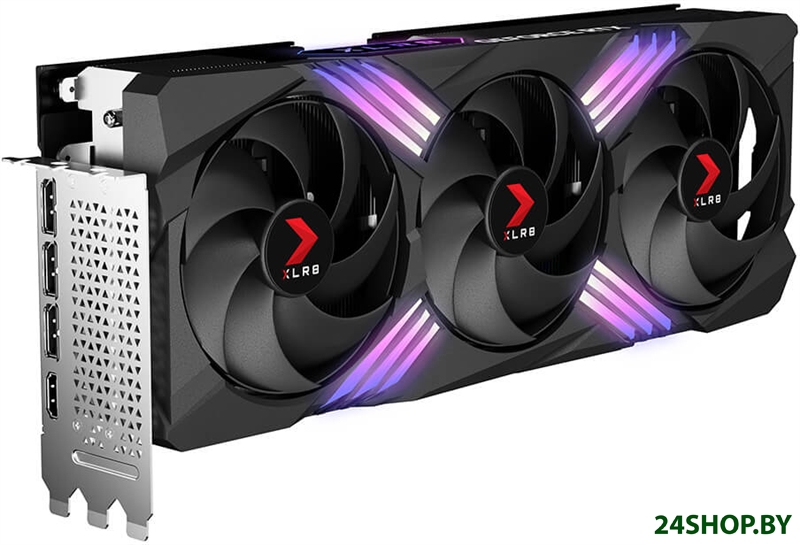 Видеокарта PNY GeForce RTX 4070 Ti 12GB XLR8 Gaming Verto Triple Fan VCG4070T12TFXXPB1-O Видеокарта PNY GeForce RTX 4070 Ti 12GB XLR8 Gaming Verto Triple Fan VCG4070T12TFXXPB1-O