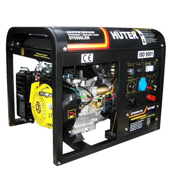 Бензиновый генератор Huter DY6500LXW Бензиновый генератор Huter DY6500LXW