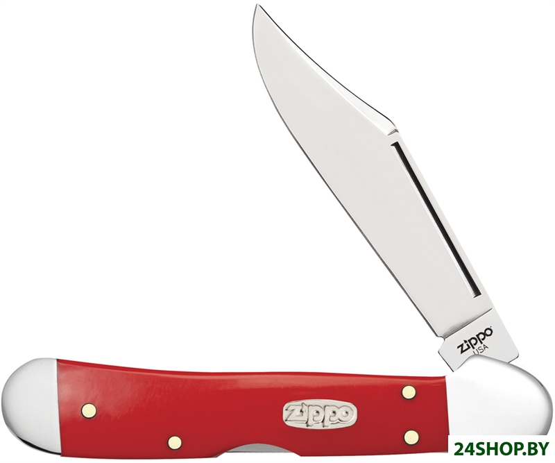 Складной нож Zippo Red Synthetic Smooth Mini Copperlock + Zippo 207 Складной нож Zippo Red Synthetic Smooth Mini Copperlock + Zippo 207