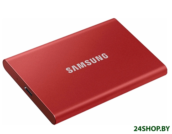 Внешний накопитель Samsung T7 2TB (красный) Внешний накопитель Samsung T7 2TB (красный)