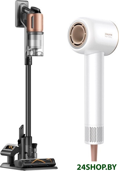 Пылесос Dreame Cordless Vacuum Cleaner Z20 VZV16A + Фен Dreame hairdryer Glory White AHD6A-WH (евров Пылесос Dreame Cordless Vacuum Cleaner Z20 VZV16A + Фен Dreame hairdryer Glory White AHD6A-WH (евров
