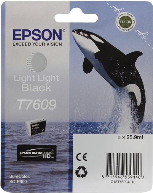 Картридж EPSON T7609 Light Light Black (C13T76094010) Картридж EPSON T7609 Light Light Black (C13T76094010)