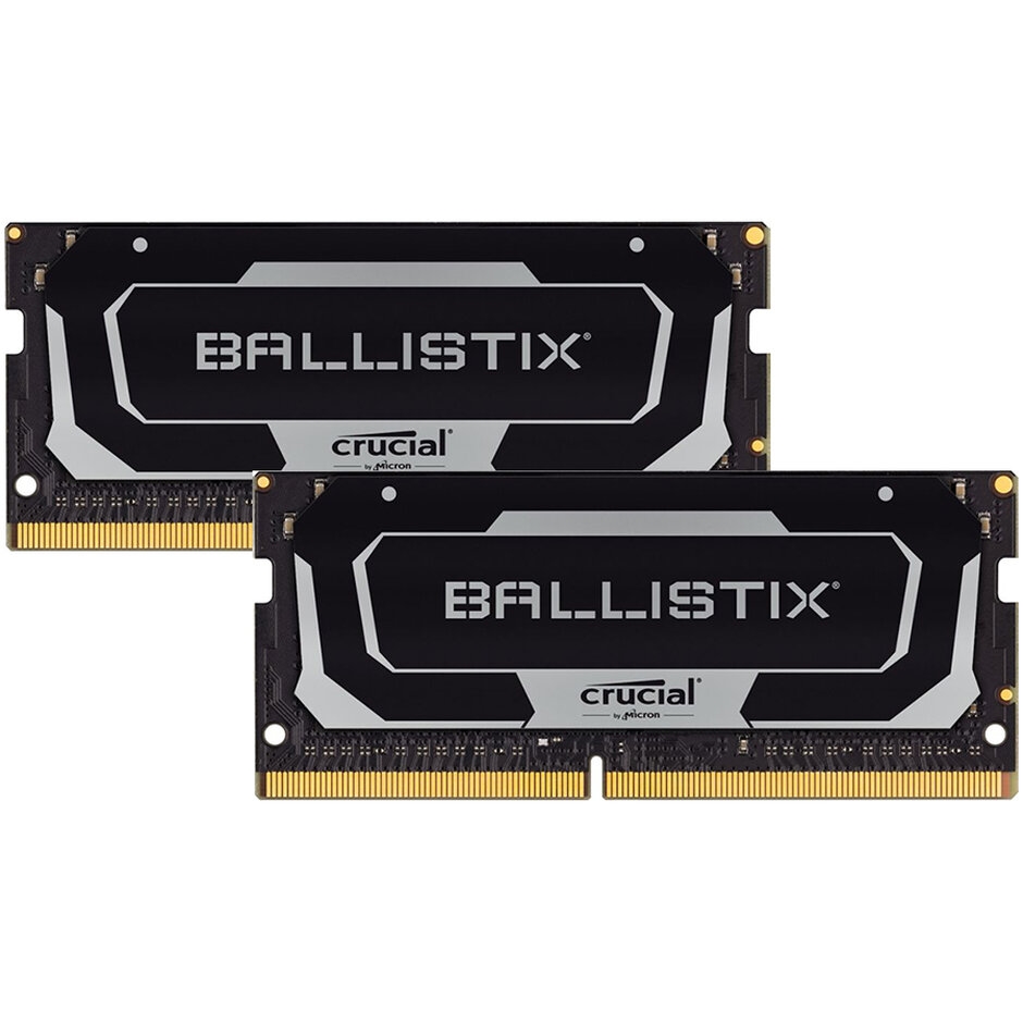 Оперативная память Crucial Ballistix 2x16GB DDR4 SODIMM PC4-25600 BL2K16G32C16S4B Оперативная память Crucial Ballistix 2x16GB DDR4 SODIMM PC4-25600 BL2K16G32C16S4B