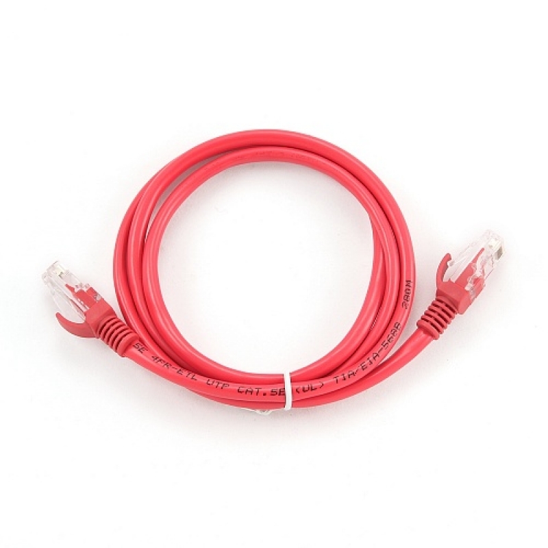 Кабель Patch Cord UTP кат.5e 1.5м (красный) Кабель Patch Cord UTP кат.5e 1.5м (красный)