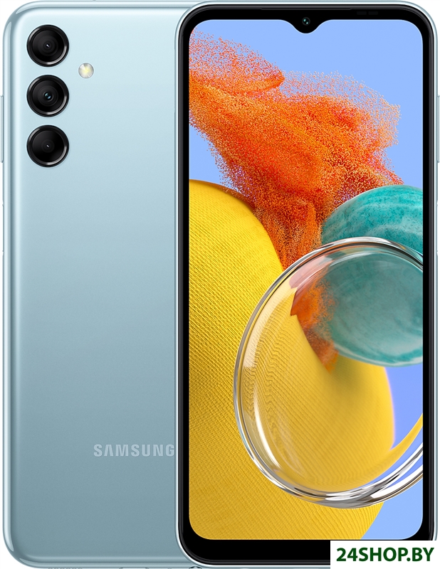 Смартфон Samsung Galaxy M14 SM-M146B/DSN 4GB/64GB (голубой) Смартфон Samsung Galaxy M14 SM-M146B/DSN 4GB/64GB (голубой)