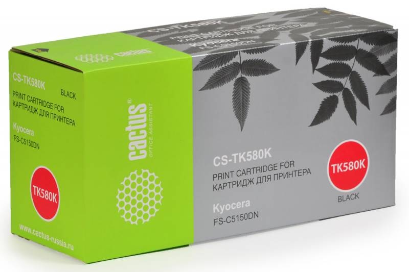 Картридж Cactus CS-TK580 Black Картридж Cactus CS-TK580 Black