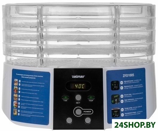 Сушилка для овощей и фруктов Zelmer ZFD1005 Сушилка для овощей и фруктов Zelmer ZFD1005