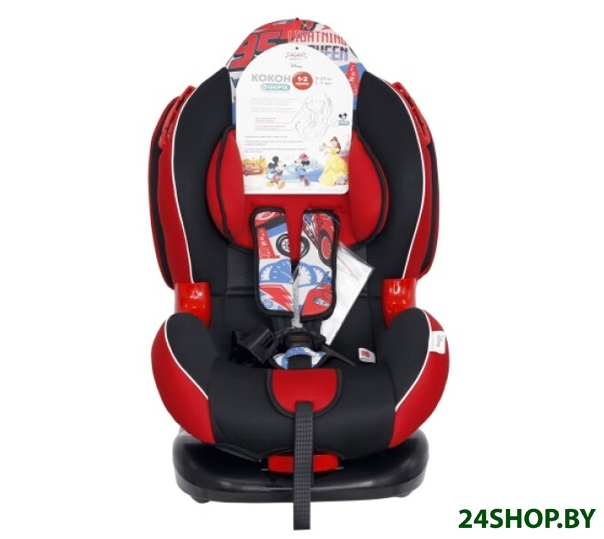 Детское автокресло Siger Disney Кокон Isofix (тачки спидометр/красный) Детское автокресло Siger Disney Кокон Isofix (тачки спидометр/красный)
